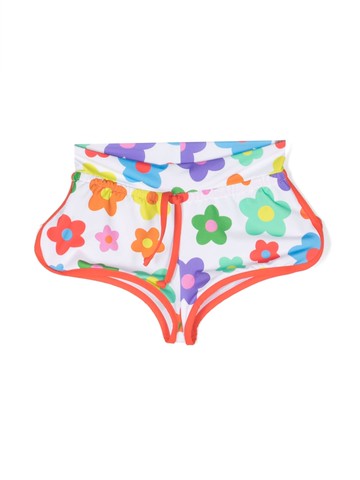 MC2 Saint Barth Kids - floral-print swim shorts - kids - Spandex/Elastane/Polyester - 4 yrs - White