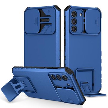 適用于三星s21fe手機殼橫豎立支架新款galaxy S21保護套plus滑蓋鏡頭s21ultra氣囊防摔s21+男女磨砂簡約潮殼