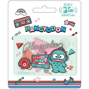 【悠遊卡】三麗鷗街頭音樂SUPERCARD悠遊卡-人魚漢頓(透明) -受託代銷