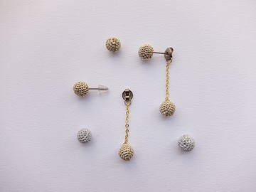 2way 無環耳針/耳夾金