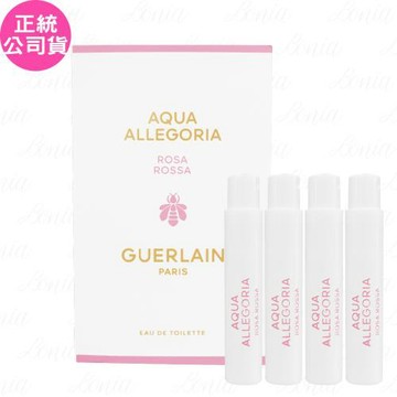 GUERLAIN 嬌蘭 花草水語 晨霧玫瑰淡香水 針管香水(1ml)*4(公司貨)