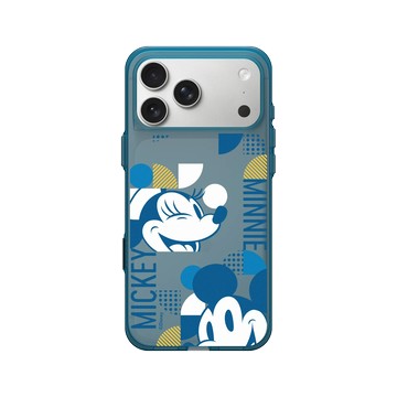 iPhone 17 Pro Max Clear (相機按鈕) 夜幕藍 - 迪士尼-米奇 Mickey - 展示好感情-米奇與米妮
