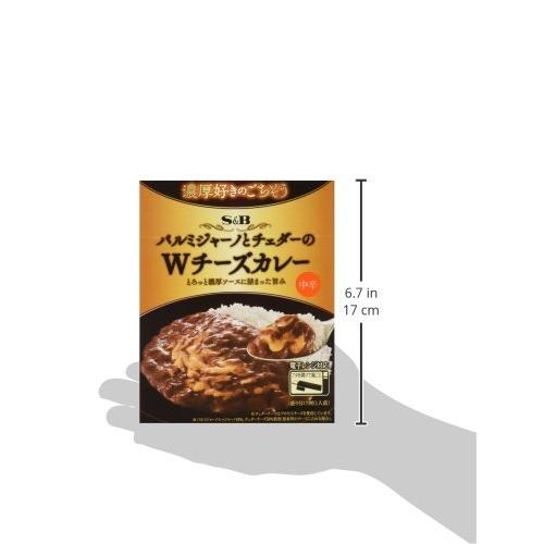 SB 濃厚好きのごちそう パルミジャーノとチェダーのWチーズカレー 中辛 150g×6個