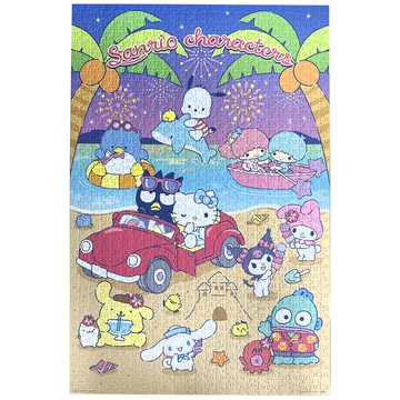HUNDRED PICTURES 百耘圖 Sanrio characters 夏日海灘派對拼圖 HP01000-214  1個  1000片  夏日海灘派對