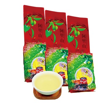 龍源茶品 阿里山鮮嫩澄碧高山茶葉3包組(150g/包)-共450g