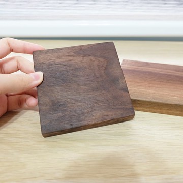 【原木質感杯墊】黑胡桃實木/柚木/紅花梨木茶杯墊・藝術家居擺設