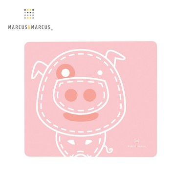 【MARCUS&MARCUS】動物樂園矽膠餐墊(粉紅豬)
