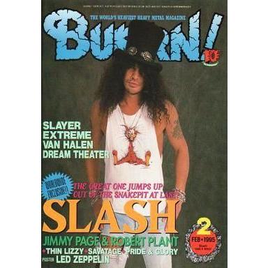 中古音楽雑誌 付録付)BURRN! 1995年2月号 バーン