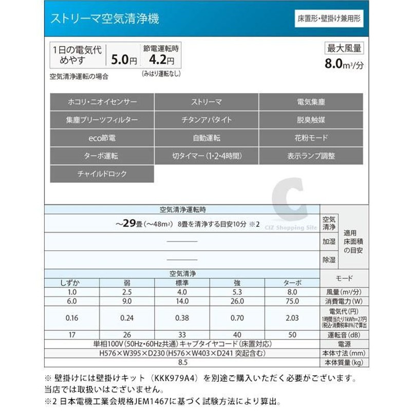 空気清浄機 ダイキン ACM80U-W ストリーマ空気清浄機 リモコン付 スタンダードモデル (送料無料＆お取寄せ) | LINEブランドカタログ