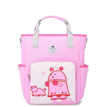 【BEATRIX NEW YORK】經典刺繡國小兩用補習美術袋／機器女孩