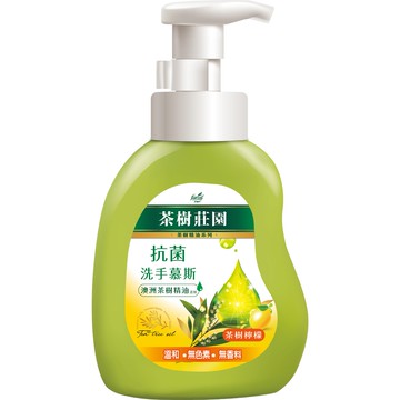 茶樹莊園 茶樹檸檬抗菌洗手幕斯 500g
