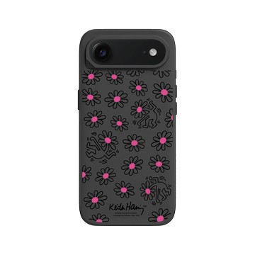 iPhone Air SolidX 黑 - Keith Haring - Flower Head