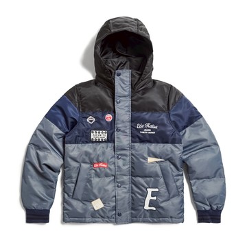 江戶勝｜男裝｜經典剪接羽絨外套