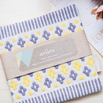 【光ｶ坵】《oriiro》刺繡杯墊