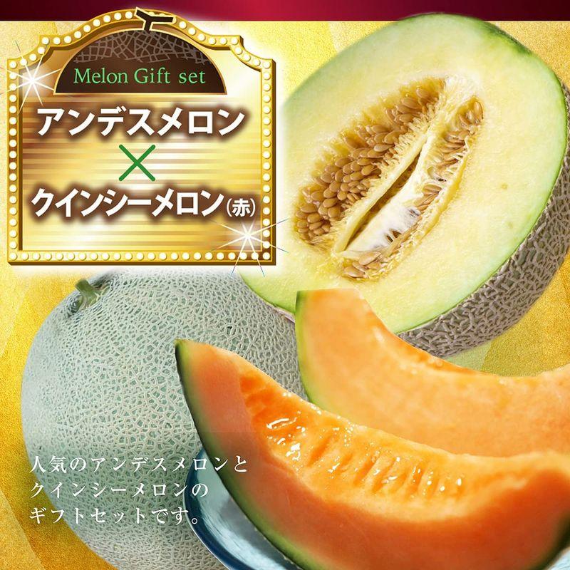 メロン 完熟 高級 徳秀A 野菜ソムリエ監修メロン 熨斗対応可能 1玉 約800g~1.3kg (クインシーメロン（赤肉）)