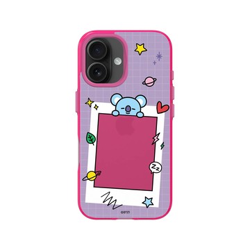 iPhone 16 Clear 粉漾桃 - BT21 - KOYA Stay With You