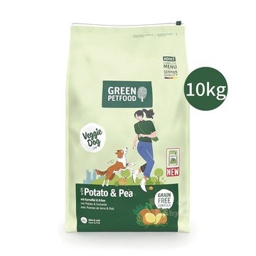 【倆寶貝精品館】Green Petfood德國綠自然 機能素食 馬鈴薯+豌豆 無穀低敏成犬飼料10KG