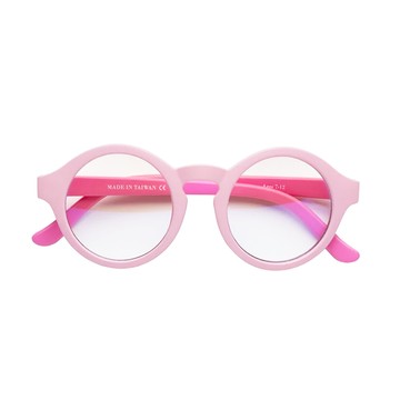 Minitutu 兒童藍光眼鏡 TPEE高分子彈性橡膠鏡框 PC聚碳酸酯鏡片  粉紅色  1個  12.5 x 12 x 4.8cm
