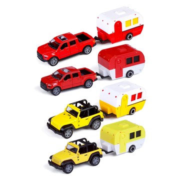 迴力合金露營拖車(款式隨機出貨)