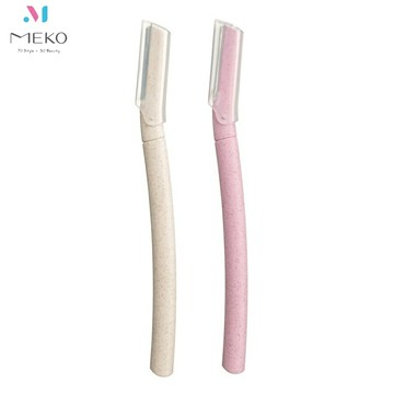 MEKO 麥秸稈環保修眉刀 (2入) EE-040【官方旗艦店】