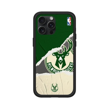 iPhone 15 Pro Max Mod NX 黑 - NBA - 熱血系列-密爾瓦基公鹿 Milwaukee Bucks - Sweat and Tears
