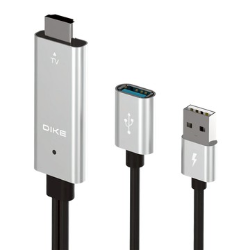 DIKE MHL高畫質影音傳輸線 iOS/Android系統通用 DAO610SL  1.8m  1條