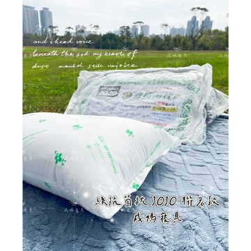 成媽🔸台灣出貨 綠抗菌枕 台灣製造 抗菌 中高 柔軟 JOJO聯名款 枕頭 紮實 中等高 開立發票 快速出貨
