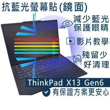 EZstick Lenovo ThinkPad X13 Gen6 適用 防藍光螢幕貼 DIY包膜