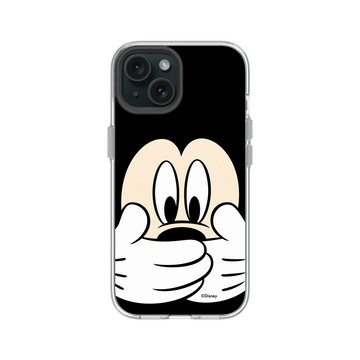 iPhone 15 Clear 透明 - 迪士尼-米奇 Mickey - 米奇摀嘴
