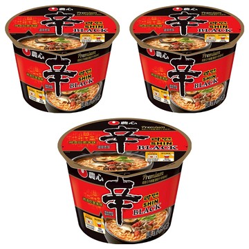 NONGSHIM 農心 超進化辛碗麵 濃郁牛骨湯味 101g  3入