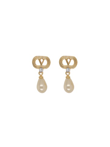 valentino garavani "ovalette" earrings
