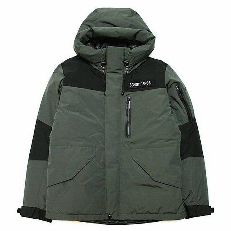 SCHOTT ショット ツートン ダウンジャケット 2TONE DOWN JACKET ...