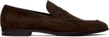 TOM FORD 棕色 Suede Sean Twisted Band 乐福鞋