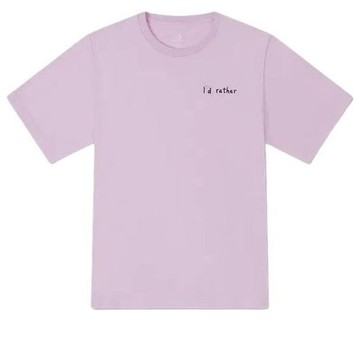 (WMNS) Converse Summer Verbiage T-Shirt 'Purple'