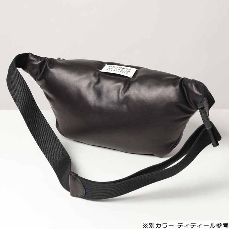 MAISON MARGIELA メゾンマルジェラ ボディバッグ Glam Slam S55WB0070 P4480 メンズ グラムスラム ソフトレザー  バムバッグ 鞄 T7002 | LINEブランドカタログ