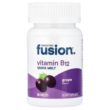 Bariatric Fusion, Vitamin B12, Quick Melt, Grape, 90 Tablets