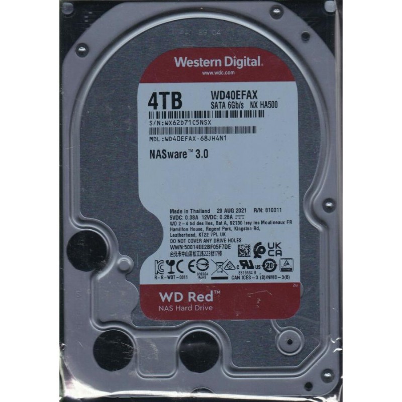 【　送料込】WD 4TB HDD WD40EFAXPCパーツ