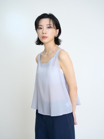 PINKOI ONLY 冰糖蜂蜜綁帶無袖上衣-芋心