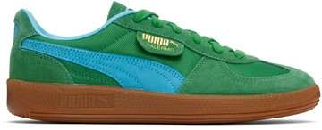 PUMA 绿色 Palermo Vintage Update 运动鞋