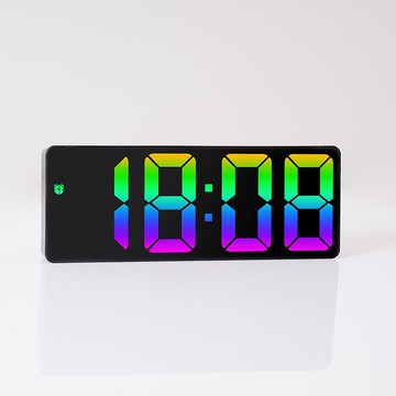🔥臺灣出貨🔥LED 數字時鐘 電子時鐘 時鐘 可壁掛 科技 電子鐘 數字鐘 電子鬧鐘 掛鐘 萬年曆