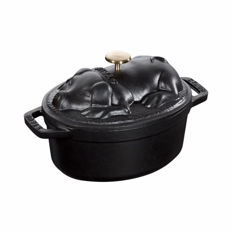 ストウブ(STAUB) オーバルココット 17cm（ストウブ 鍋 ピギー