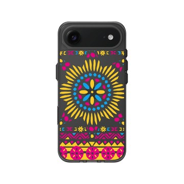 iPhone Air Clear (相機按鈕) 酷墨灰 - 花生騷 WasangShow - 八角星經典圖騰