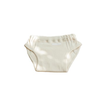 eguchitoys 蒙特梭利學習褲 內褲型  未染色棉布  自然透氣不悶熱  雙層棉布充分吸收水分  褲型設計完全包覆臀部  90cm  1件