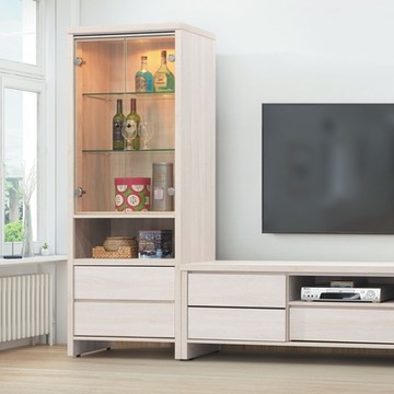 AS DESIGN 雅司家具-仲毅高桶櫃-67×40×185 cm