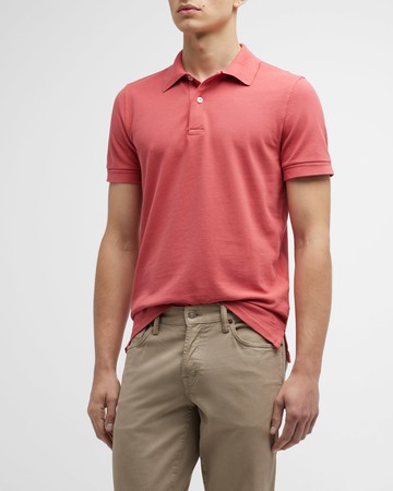 Men's Cotton Pique Polo Shirt