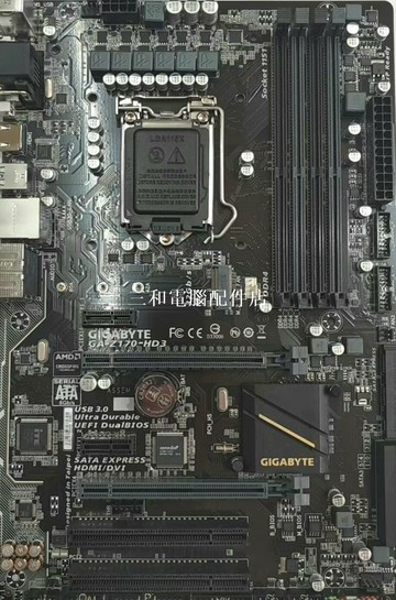 技嘉 Z170-HD3 主板 成色9新 附檔片  HOT  高效能 簡易安裝 DIY 遊戲主機 推薦【三和電腦配件店】