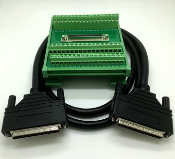 SCSI68轉接板 中繼端子臺 配1米線纜