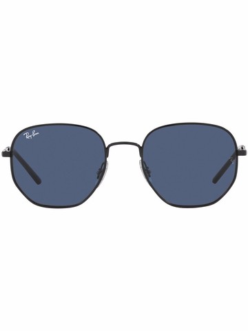 Ray-Ban - hexagonal-frame sunglasses - unisex - Metal - 51 - Blue