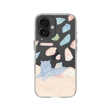 iPhone 16 Clear Case（相機按鈕） 透明 - 欣蒂小姐 Miss Cyndi - 夢裡的老虎