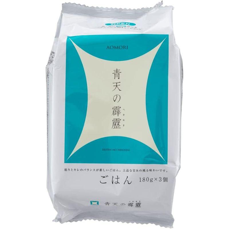 ライケット 青森県産 青天の霹靂 パックご飯 180g 3個パック×8入り